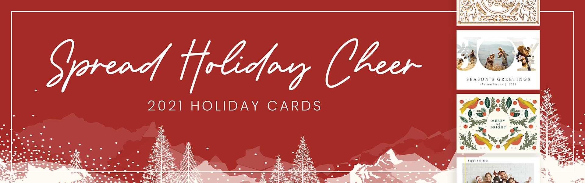 Spread holiday cheer. Holiday Greeting Cards by Leech Printing Ltd.